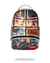 SPALDING X SPRAYGROUND FIRE MONEY BACKPACK