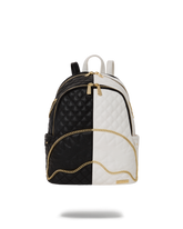 LEVELED UP SPLIT QUILT SHARK SAVAGE BACKPACK