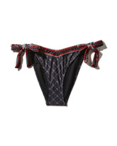 MIDNIGHT MONEY PATTERN BIKINI BOTTOM